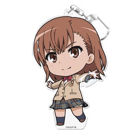 To Aru Majutsu no Index III Punikoro! Key Chain (with Stand) Misaka Mikoto