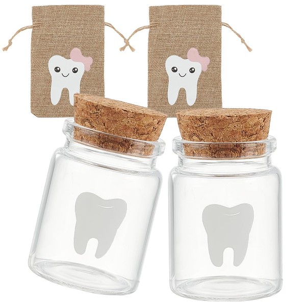 arricraft 2 Pcs Tooth Fairy Bag Sets with 2 Small