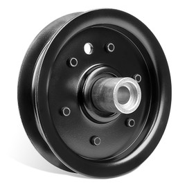 UP2WIN 604219 Flat Idler Pulley Compatible with Hustler Dash 34" 42" Raptor 36" 42" 52" 54" Mower Deck, 126123 Idler Pulley Compatible with 939223 938498 938977 933614 934802, Replaces Rotary 15211