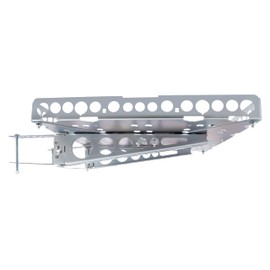 KUAFU RV Cargo Carrier Universal for RVs Campers Trailers Tray Generator Rear Bumper Cargo Luggage Basket Rack - Silvery