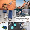 Olukssck 2 Pairs of Elastic Shoelaces with No Tying -