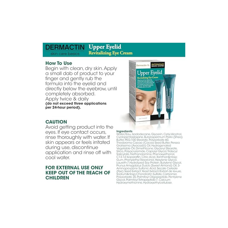 Dermactin Crema Revitalizante Clásica Para El Contorno De Ojos Del