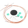 Interchangeable Carbonized Bamboo Needles Set Aluminum Circular Knitting Needles Ring
