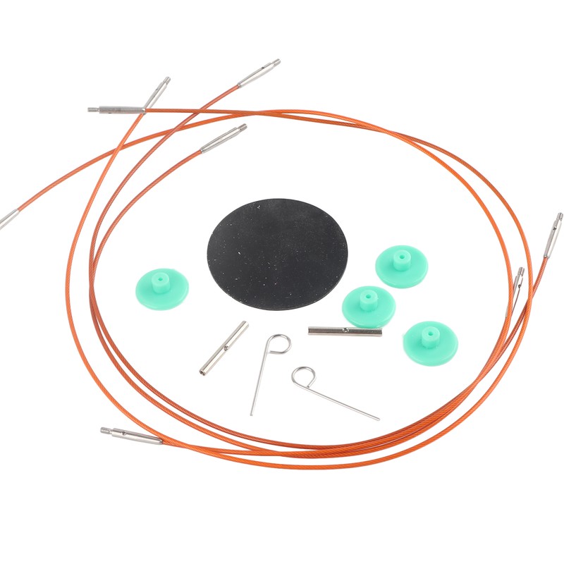 Interchangeable Carbonized Bamboo Needles Set Aluminum Circular Knitting Needles Ring