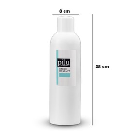 pilu cosmetic Creme Oxydant 1000 ml 1.9% Developer, Hydrogen Peroxide for Hair Colour, Hair Dye, Bleaching, Mattifying, Cream Developer