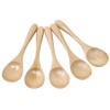 White House Wooden Soup Spoons, Set of 5, Length 6.0