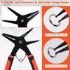 LEONTOOL Snap Ring Pliers, Dual Use, Snap Ring Pliers, For