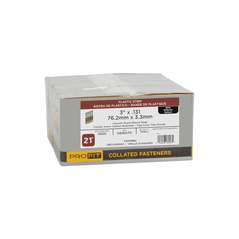 Prime Source Pneumatic GRT014 Round Head Framing Nail