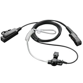 Compatible with Motorola XPR 3500e Earpiece,XPR 3300e XPR3500 XPR3000 XPR3300 Acoustic Tube Headset Noise Reduction Surveillance Earpiece Kit Black