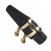 Alto Sax Saxophone ABS Mouthpiece with Cap Metal Buckle Reed