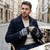 FREESE Knitted Gloves, Cold Protection, Smartphone Compatible, Non-Scratchy, Brushed Lining,