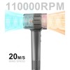 Hair Dryer, 110,000 RPM High Speed Brushless Motor Negative Ion
