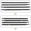 Ricmjend 4Pcs Weatherstrip Window Moulding Trim Seal Belt Compatible with