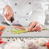 JAMBALAY 20"x16" Tempered Glass Cutting Board for Kitchen, Large Glass