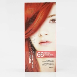 Kwailnara Fruits Wax Hair Color Pearl Pearl 66 Cherry Red (W52712C) - Basic Product / 과일나라 후르츠왁스 헤어칼라 진주펄 66 체리 레드 (W52712C) - 기본상품