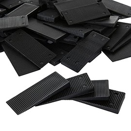 CYEAH - Paquete de 200 cuñas de plástico para nivelación, multiusos, rígidas, compuestas y cuñas niveladoras de muebles, cuñas niveladoras de mesa, cu