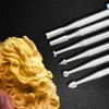 6Pcs/Set 2.35mm Handle Tungsten Steel Milling Cutter Carving Knife Engraving