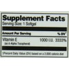 21st Century E 1000 I.U. Natural (D-Alpha) Softgels, 55-Count