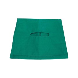 American Health Service Cloth Fenestrated Drape, 30” x 30” with 4” x ¾” Rectangle, Autoclavable