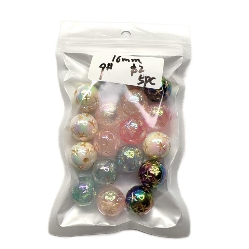 Clearance Acrylic beads for pens keychain crystal beads:_10#