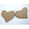 Unbranded Heart-Shaped Album: 10 Pages Heart [Style-B] Bare Chipboard Book