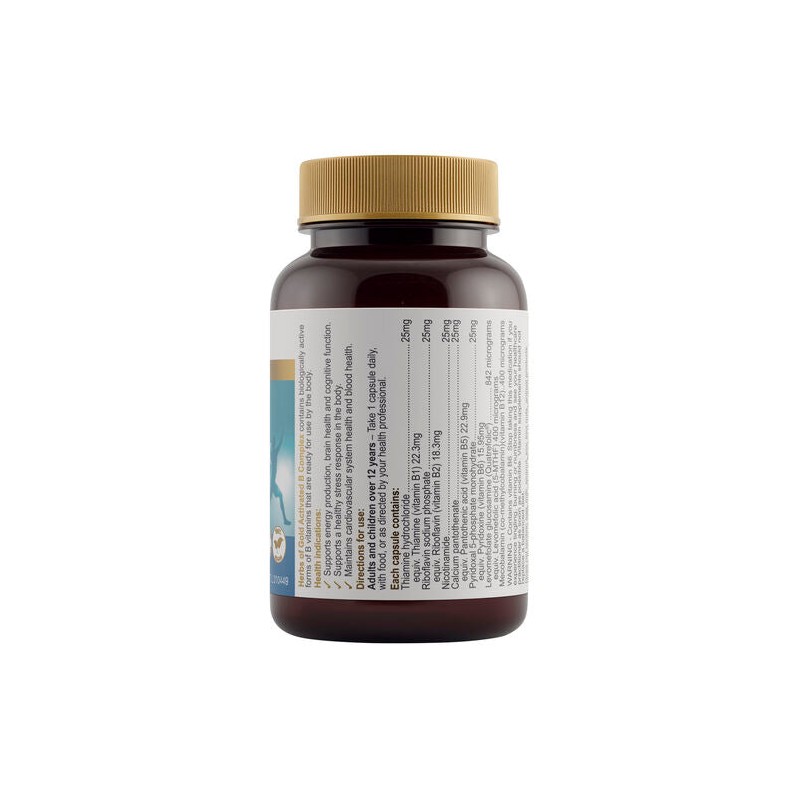 Herbs Of Gold Activated B Complex 30 Capsules