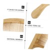 FOMIYES Bamboo Styling Comb Set Hairbrush 7pcs Mixed Style for