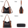 Over Earth Soft Leather Handbags for Women Shoulder Hobo Bag