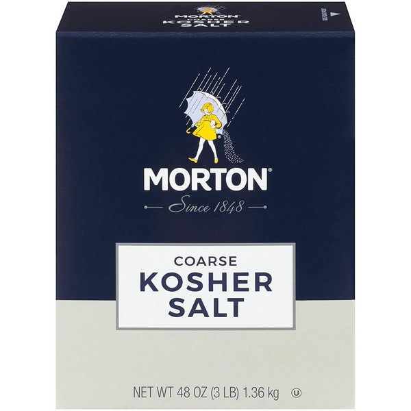Morton Salt Kosher Salt, Coarse, Food Service, 48 Ounce, Packaging May Vary