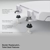 Kohler K4713-RL-G9 French Curve Elongated Closed-Front Toilet Seat with Soft