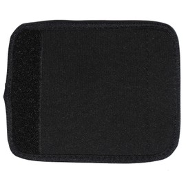 Gowraps Neoprene Luggage Handle Wraps for Traveling Bright Color Luggage Tags|Handle Wraps|Handle Covers (Black)