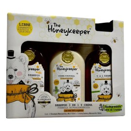 Kit The Honeykeeper Shampoo 3 En 1 Y Crema 700ml C/u