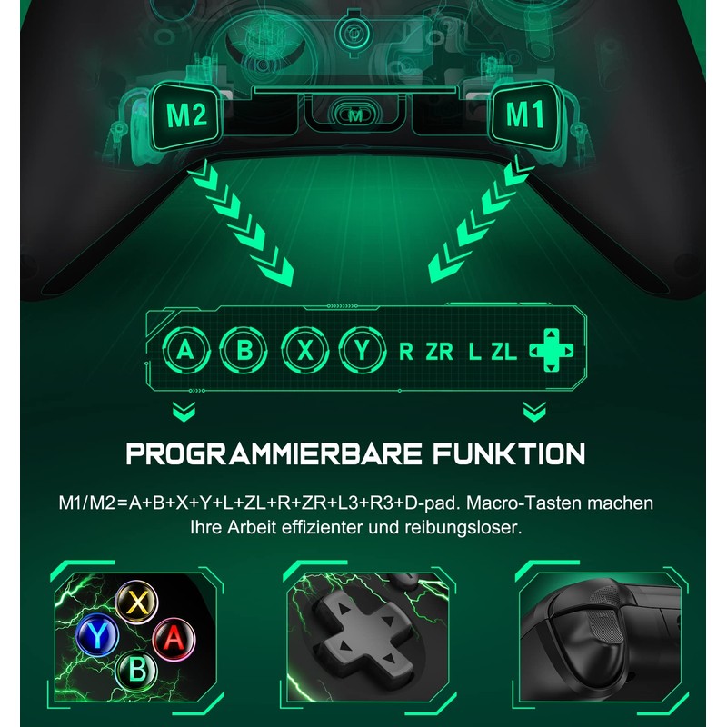 GAMSINGY Switch Controller, Wireless Controller Switch with Precise Motion Control,