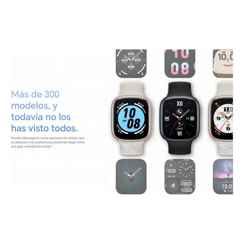 Honor Smartwatch Watch4 Linea Watch Correa Blanca Caja Dorada GPS