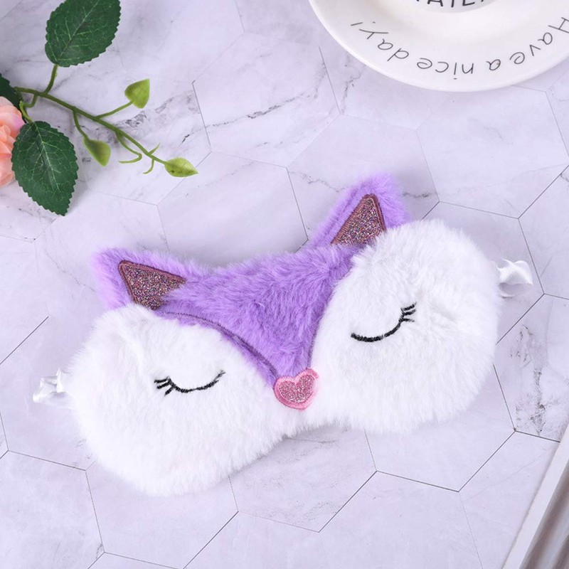 2 Pcs Kids Sleep Mask, Shinywear Fox Sleeping Mask Eye