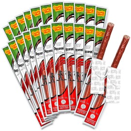 Country Meats, Meat Sticks, 0 Trans Fat, USDA Certified, Good Source of Protein, Carb Conscious Snack (24 Meat Sticks, Pepperoni)