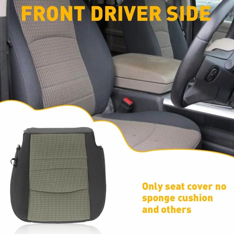 Unbranded For Dodge Ram 2009-2012 Driver Side Bottom Seat Cover