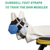 J Bryant Tibialis Trainer Dumbbell Foot Strap Adjustable-Enhanced Ankle Weights