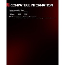 Torchbeam Electronic Steering Rack and Pinion Replacement for Kia 2014 2015 2016 2017 2018 Forte All Models, 2014-2016 2018 Forte 5 2.0L Replace# 1G2412