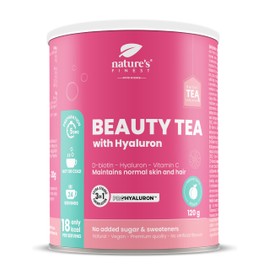 Nature's Finest by Nutrisslim Beauty Tea - Hyaluronic Acid Complex & Biotin – Supports Skin Hydration, Hair Growth & Collagen Synthesis - No Artificial Flavours, Vegan