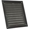 Vent Systems - 6 x 6 Inch (Inner) Black Metal
