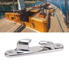 10in Bow Cleat 316 Stainless Steel Polished Mirror Finish Anchoring