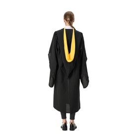 GraduationMall Graduation Hood for UK Academic Bachelor Diploma Unisex Gold