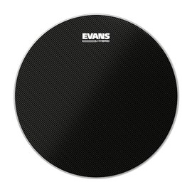 Evans Hybrid Black Marching Snare Drum Head - Marching Band Drum Heads - 14 Inch