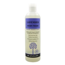 Plantlife Lavender Body Wash - GMO and Gluten Free Gentle and Moisturizing Body Wash That Contains Only Ingredients Straight from Nature - Made in the USA 14 oz