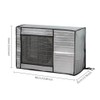 Outdoor Air Conditioner Cover with UV Protection, Water-Resistant Foil-Style Fabric,