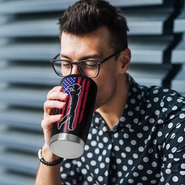 FlyweightZ Golf Gifts For Men - 20oz Worlds Okayest Golfer Tumblers with Lid - Birthday Gifts For Golfer Dad Husband - Christmas Gifts for Golfing Boyfriend - Golf Gag Gifts for Him, 1 Pack