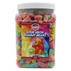 Gummy Bear 3LB In Plastic Clear Container (SOUR NEON)