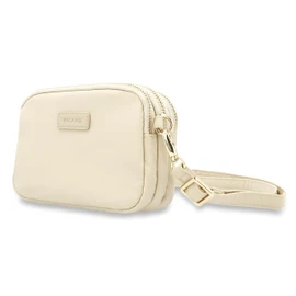 Picard Women's Shoulder Bag Pina Made of Nylon, Small, with Zip, Shoulder Bag, Everyday Wear, Going Out, pearl