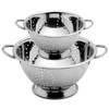 Menax - Set of 2 Stainless Steel Colanders with Handle